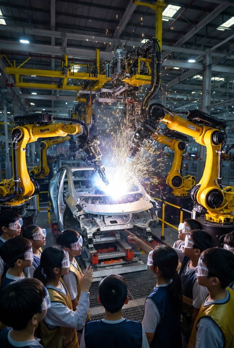 Вместо сказочных замков — футуристичные цеха.